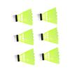 VANZACK Badminton Shuttlecocks Set 6 Nylon Birdies Outdoor Badminton Equipment Durable Elastic Ideal for School Sports view 1