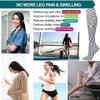 LEVSOX Compression Socks Women and Men Christmas 20-30mmHg Knee High Best for Nurses, Travel, Pregnancy view 2