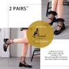 Miaband Mesh Lace Loose Socks Checkered See Through Socks Trim Ruffled Sheer Socks for Women and Girls 2 Pairs (Nylon, Black) view 3
