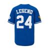 PERC30 Men's Showtime 8-24 Legend 90s Hip Hop Baseball Jersey Stitched for Memorial Day (Dark Blue,Small) view 3