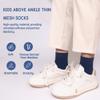 SERISIMPLE Kids Viscose Bamboo Above Ankle Socks Thin Mesh Summer Crew Comfortable Girls Boys Socks 5 Paris (US, Alpha, Medium, Regular, Navy blue) view 2