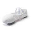 Dance Women's Ballet Shoes Stretch Canvas Dance Slippers Split Sole for Girls/Adult, Size 6.5, White view 2