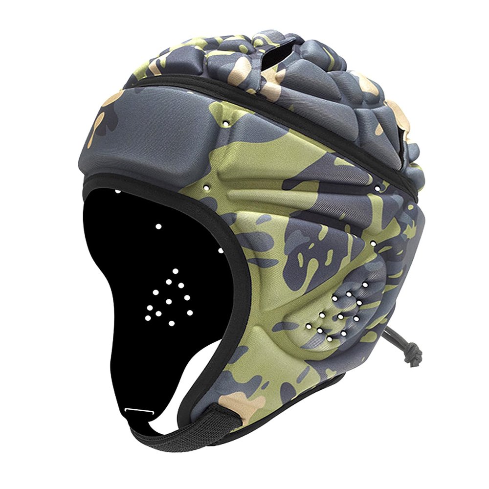 Beisto Soft Helmet Flag Football Helmet Soft Shell Helmet 7v7 Football Helmet Adult 7v7 Rugby Headguards Rugby Helmet Adult, Hand Grenade
