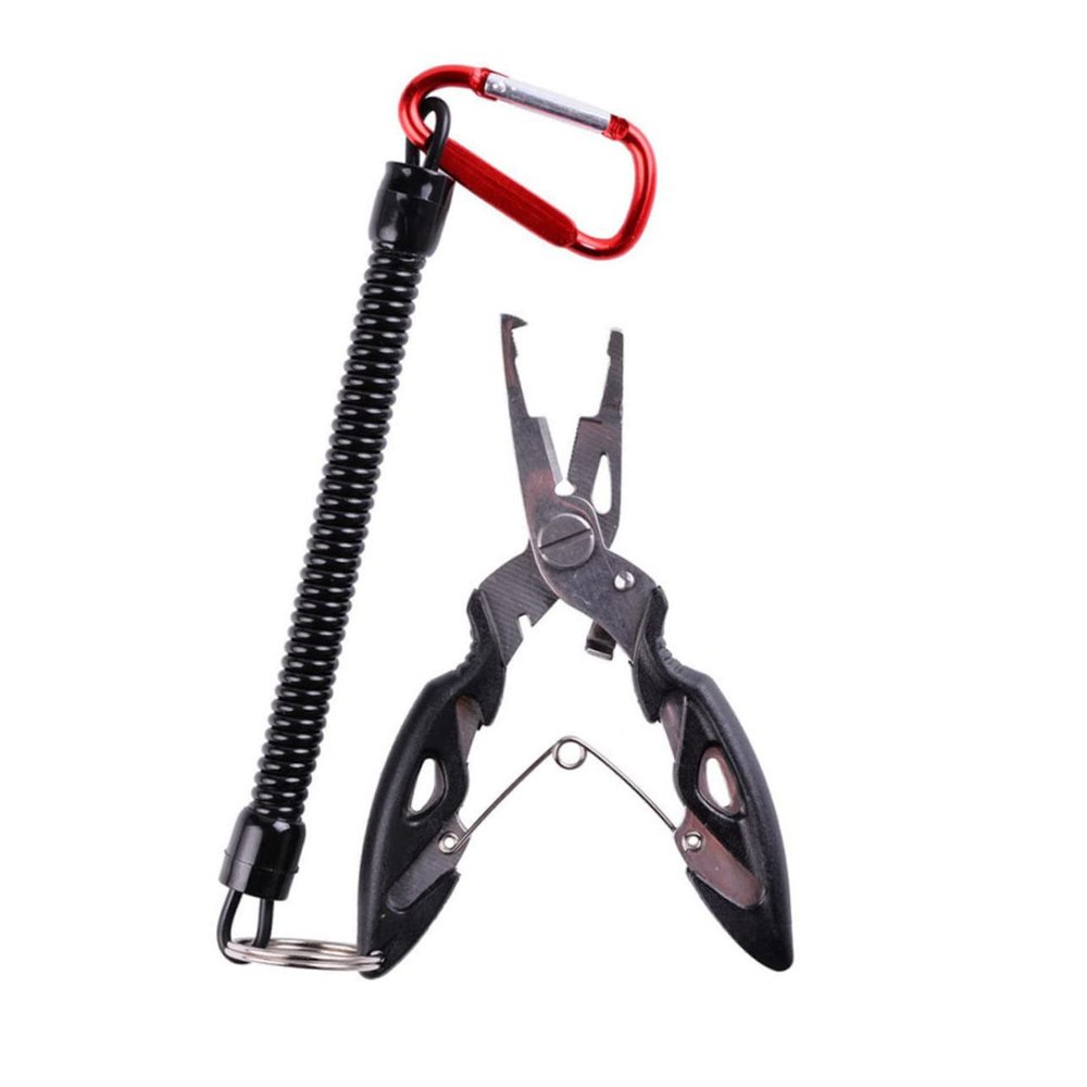 SUPVOX Aluminum Alloy Fish Plier Fishing Gear Multi-Functional Scale Forceps Fish Gripper Outdoor Tool