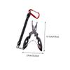 SUPVOX Aluminum Alloy Fish Plier Fishing Gear Multi-Functional Scale Forceps Fish Gripper Outdoor Tool view 2