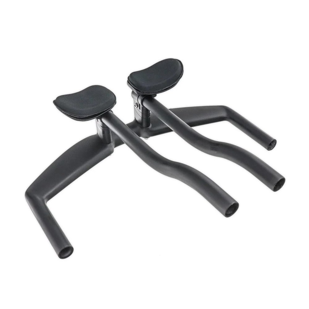 OUZINE TT Hand Rest Handle Extension Bar Handlebar Carbon time Trial Handlebar TT Bar Rest Triathlon Handlebars Bike Parts Road Accessories(Matte 420mm)