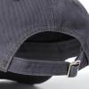 Unisex Distressed Rip Torn Washed Cotton Custom Baseball Cap Adjustable (Print, Grey) view 4