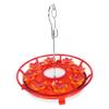 FONDOTIN Garden Hanging Bird Feeder Flower Design Easy to Refill Clean for Backyard Patio Tree Decoration Bird Food Holder view 1