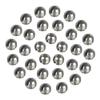 MUUNN 100pcs Tungsten Faceted Slotted Beads for Fly Tying, Sink Deeper and Faster 5 Colors/8 Sizes Slotted Tungsten Beads Fly Tying Beads Head Fly Tying Materials(Plain,2.8mm) view 1