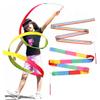 GANAZONO 8pcs Rhythmic Gymnastics Ribbons Dance Streamers ' Dance Ribbons for Twirling Gymnastics Training view 2