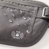 Pander RFID Blocking Travel Money Belt  Hidden Waist Pouch for Passport, Cash, Cards, Slim Belt Bag for Men and Women, Dim Grey view 2