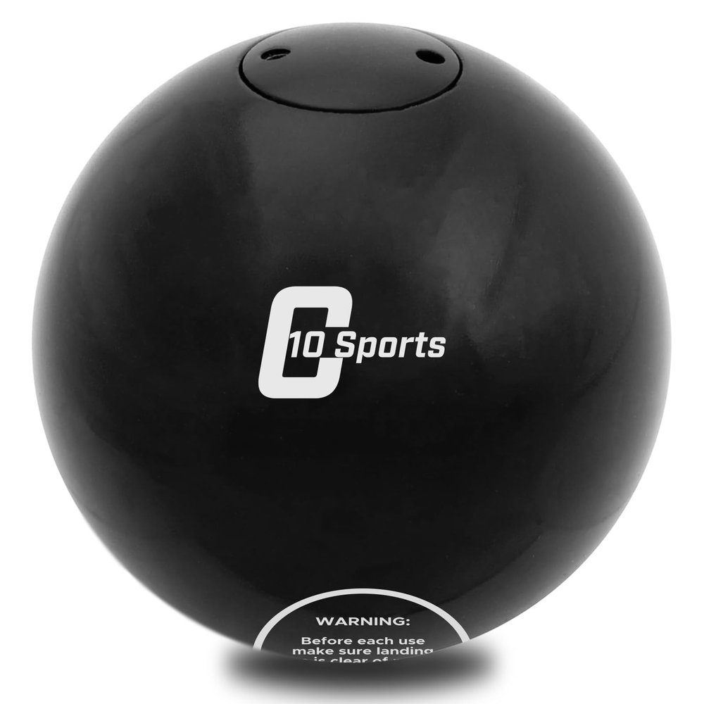 AKABIKE 10Cent Shot Put Color Series Case Iron for Outdoor Track & Field (6lb/2.76kg to 16lb/7.2kg)