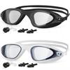 MOXTOYU Swimming Goggles 2 Pack, Professional Anti Fog No Leaking UV Protection Swim Goggles for Women Men Adult Youth view 1