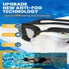 MOXTOYU Swimming Goggles 2 Pack, Professional Anti Fog No Leaking UV Protection Swim Goggles for Women Men Adult Youth view 2