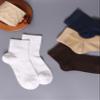 SERISIMPLE Kids Viscose Bamboo Above Ankle Socks Thin Mesh Summer Crew Comfortable Girls Boys Socks 5 Paris (US, Alpha, Medium, Regular, White) view 4