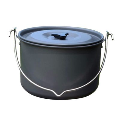 GANAZONO Ergonomic Handle Camping Pot Large Capacity Picnic Supply Durable Non-Slip for