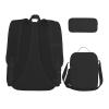 DRTGEDS 3pcs Backpack Sets, Music Note Printed Backpacks Set With Lunch Bag Pencil Pouch view 3