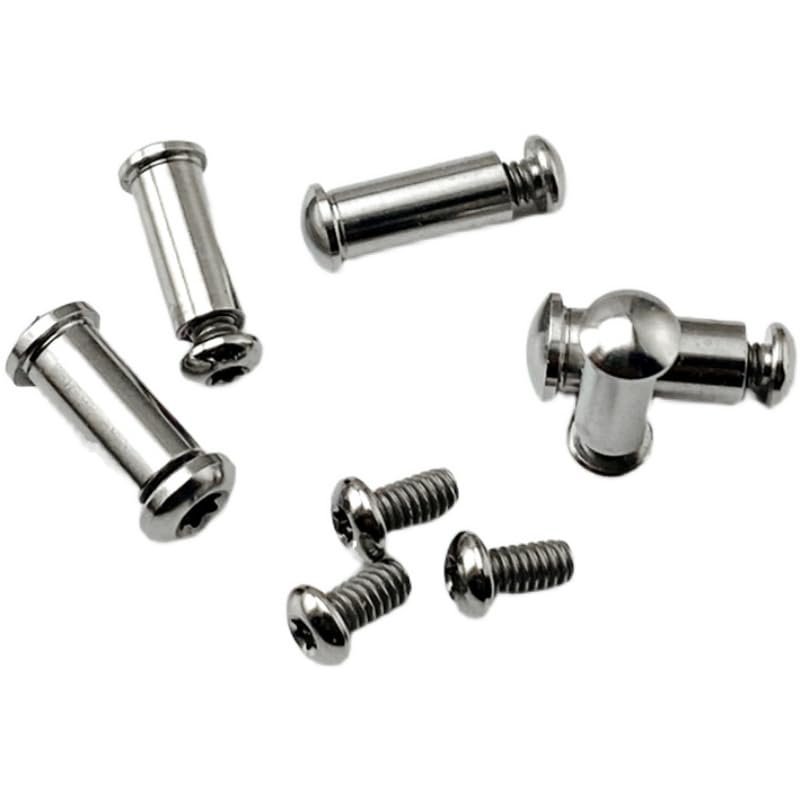 1 Full Set Scales Handle Screw Fits for Spyderco Delica C11 Endura C10, Custom Made Stainless Screw Set (Size : Endura C10 S)