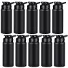 CHENGU 4 Pieces Water Bottle Bulk 20 oz Aluminum Reusable Bottles Lightweight Snap Lid Water Cups Easy Carry Leak Proof Travel Tumbler for Gym Sports Camping Hiking Fishing (Black) view 1