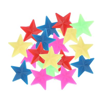 WHAMVOX 36 Pack Bike Wheel Decor Beads Luminous Plastic Beads for Bike Decoration Easy Clip-on Design Random Color