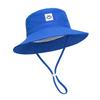Baby Toddler Sun Hat,Kids Summer UPF 50+ Foldable Beach Bucket Hat for Boys Girls Children 6-24 Months Blue view 4