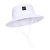 Baby Toddler Sun Hat,Kids Summer UPF 50+ Foldable Beach Bucket Hat for Boys Girls Children 0-6 Months White view 3