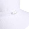 Baby Toddler Sun Hat,Kids Summer UPF 50+ Foldable Beach Bucket Hat for Boys Girls Children 0-6 Months White view 4