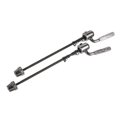 GANAZONO 2pcs Quick Release Trainer Skewer Replacement for Mountain Road Bikes Steel Axle for Rear Wheel Easy Install Rear Skewer Cycling Accessory