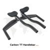 OUZINE TT Hand Rest Handle Extension Bar Handlebar Carbon time Trial Handlebar TT Bar Rest Triathlon Handlebars Bike Parts Road Accessories(15 Degree L) view 2