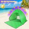 KOCASO Pop Up Beach Tent for 3 Person, Green, Waterproof, Portable, Easy Setup, Beach, Picnic, Car Camping view 2