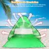 KOCASO Pop Up Beach Tent for 3 Person, Green, Waterproof, Portable, Easy Setup, Beach, Picnic, Car Camping view 3