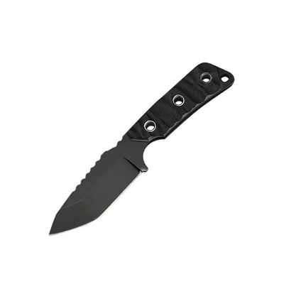 SCOLE Survival Hunting Knife with Sheath, with Sharpener for Camping, Outdoor, Bushcraft