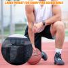 Single Ball Mesh Storage Bag with Clip - Drawstring Sling Back Bag for Carrying Basketball, Volleyball, Soccer, Football & More view 3