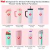 LUCKINEE 2Pcs Protective Silicone Boot Bottom Base for Owala FreeSip Twist and Flip Flask 24OZ, and Compatible with Stanly Cup Tumbler 20-40oz and More Bottles with Bottom Diameter 2.8-2.95inch view 3