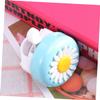 GANAZONO Bike Daisy Flower Horns Chrysanthemum Pattern and Girls Bike Horn Cycling Ring Alarm Handle Bar Bell view 3