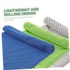 GANAZONO 3pcs Quick Dry Fitness Towels Skin-Friendly Sports Towels for Gym Camping and Travel Ultra Absorbent and Portable Light Grey Dark view 3