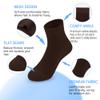 SERISIMPLE Kids Viscose Bamboo Above Ankle Socks Thin Mesh Summer Crew Comfortable Girls Boys Socks 5 Paris (US, Alpha, Large, Regular, Brown) view 3