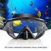 3 Window Scuba Diving Mask, Tempered Glass Snorkel Mask Anti-Fog Swim Mask No Leakage Swim Goggles with Nose Cover Snorkeling Gear for Snorkeling, Freediving, Swimming view 4