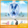 Snorkel Mask for Adult Kids Snorkel Mask Scuba Diving Mask Full Face Snorkeling Underwater Anti Fog for Swimming Dive Respiratory Underwater Sports view 2