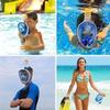 Snorkel Mask for Adult Kids Snorkel Mask Scuba Diving Mask Full Face Snorkeling Underwater Anti Fog for Swimming Dive Respiratory Underwater Sports view 4