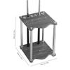 Pool Cue Rack Pool Cue Holder Pool Cue Stand Billiards Pool Stick Holder,Cue Rack Only,Wood Stand Holds 6 Billiard Sticks Pool Stick Holder Billiard Cue Rack, 40*55*40 cm view 2