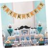 CHILDWEET Halloween Decoration Banner Flag Dovetail Banner Lightweight Washable Party Supplies view 3
