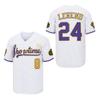 PERC30 Youth Showtime 8-24 Legend Hip Hop Baseball Jersey Stitched for Memorial Day (White, Large) view 1