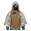 Sniper Camouflage Combat Ghillie Suit Foundation Outdoor Shooting Hunting DIY Ghillie Jacket Set with Yarn (Color : Black Desert, Size : One Size) view 4
