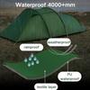 windhike Naturehike 3 Person Tunnel Camping Tent With VestibuleEasy Set-up Tent With Excellent Ventilation, Waterproof & Portable Backpacking & Camping Shelter With Carry Bag, Green view 3