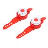 GOOHOCHY 2pcs Boy Girl's Removable Bike Bell Loud Plastic Scooter Bells for Boy Girl Attractive and Unique Bicycle Accessories Red Standard Mountain and Folding Bikes view 1