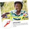 GOOHOCHY 2pcs Boy Girl's Removable Bike Bell Loud Plastic Scooter Bells for Boy Girl Attractive and Unique Bicycle Accessories Red Standard Mountain and Folding Bikes view 4