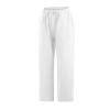 Womens Cargo Pants Mid Rise Loose Fit Women's Casual High Waisted Wide Leg Linen Pants Button Up Straight Leg Trousers with Pocket Khaki X-Large view 2
