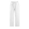 Womens Cargo Pants Mid Rise Loose Fit Women's Casual High Waisted Wide Leg Linen Pants Button Up Straight Leg Trousers with Pocket Khaki X-Large view 3