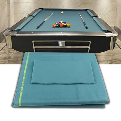LXHJB Pool Table Felt - 9ft, Gray, Polyester, Pre-Cut for Bars, Clubs, Hotels (Progressive Class)